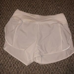 Lululemon white shorts